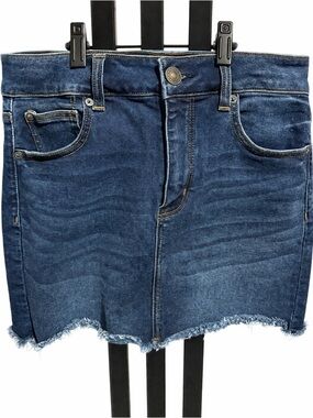 American Eagle Dark Wash Denim Mini Skirt